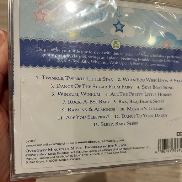 Lifescapes For Baby - Twinkle, Twinkle Little Star My First Lullabies CD- NWT - Picture 4 of 4